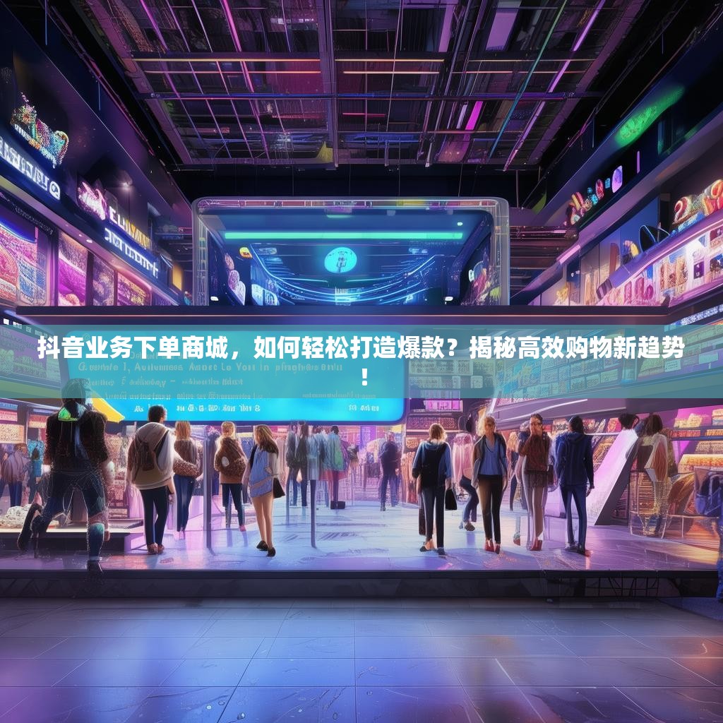 抖音业务下单商城,如何轻松打造爆款?揭秘高效购物新趋势!