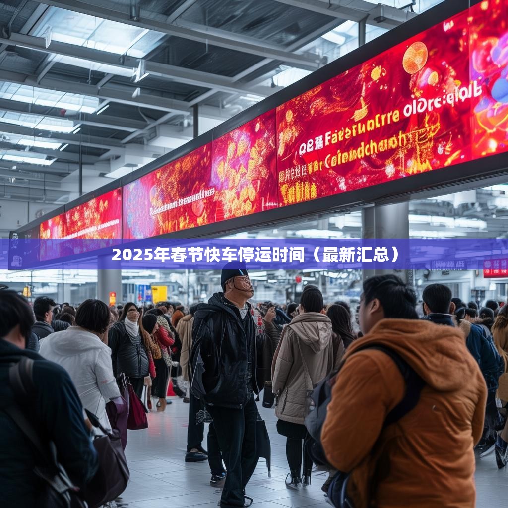 2025年春节快车停运时间(最新汇总)