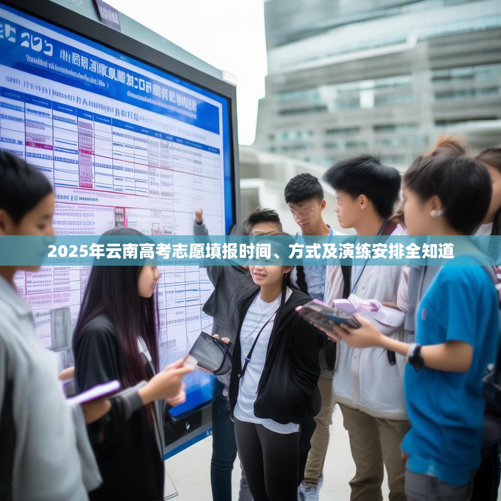 2025年云南高考志愿填报时间、方式及演练安排全知道