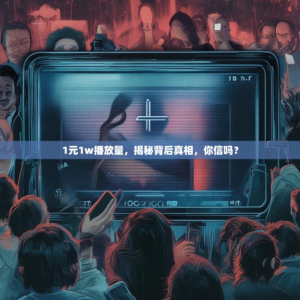 1元1w播放量,揭秘背后真相,你信吗?