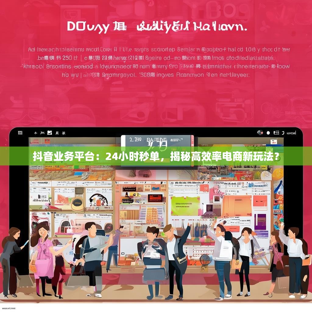 抖音业务平台:24小时秒单,揭秘高效率电商新玩法?
