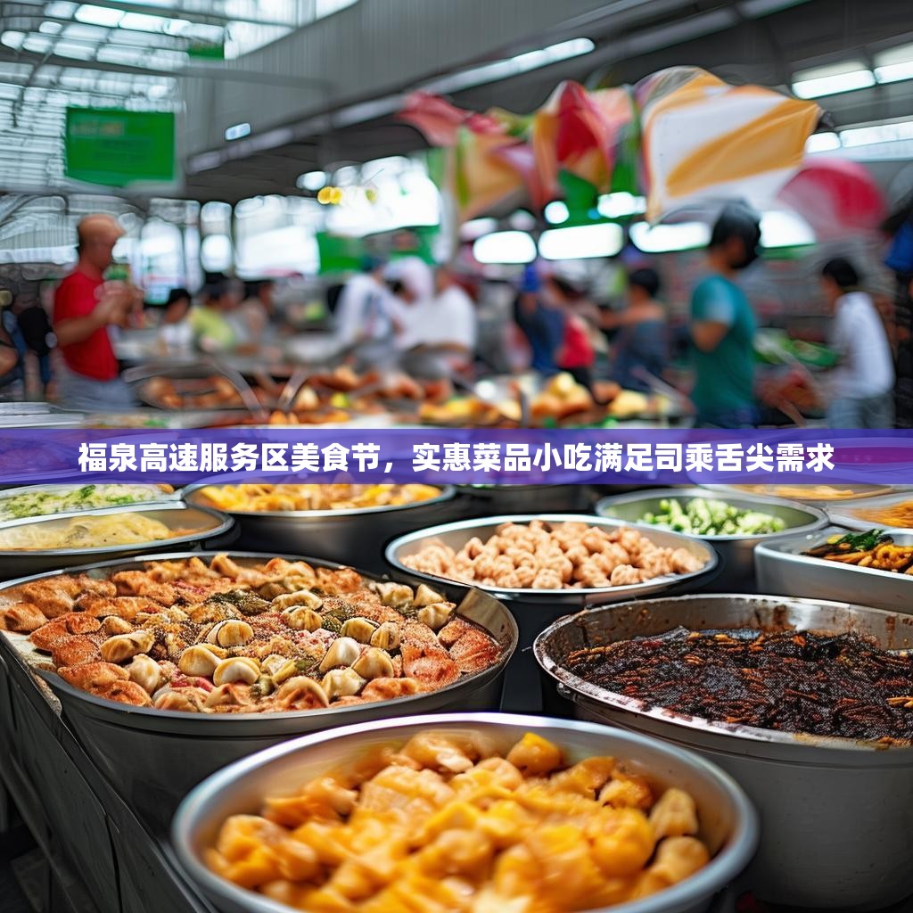 福泉高速服务区美食节，实惠菜品小吃满足司乘舌尖需求