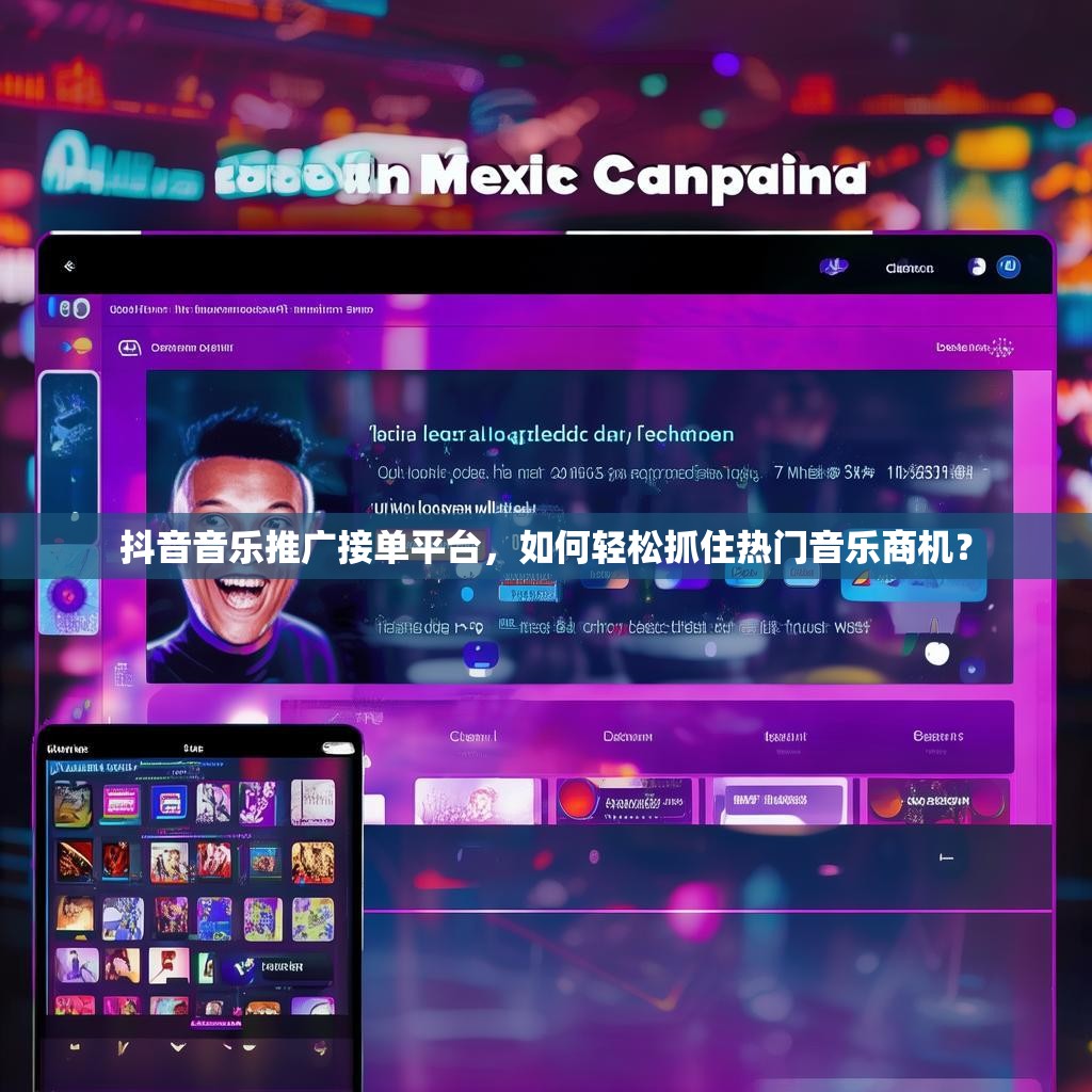 抖音音乐推广接单平台,如何轻松抓住热门音乐商机?