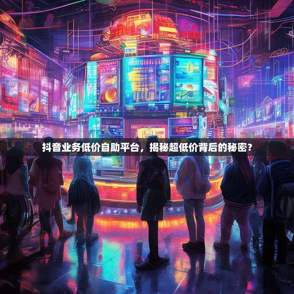 抖音业务低价自助平台,揭秘超低价背后的秘密?
