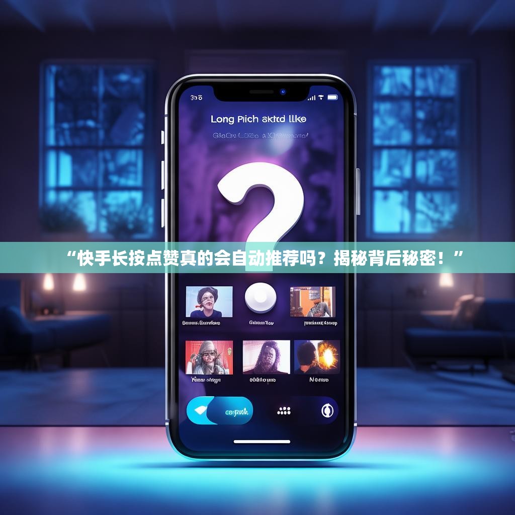 “快手长按点赞真的会自动推荐吗?揭秘背后秘密!”