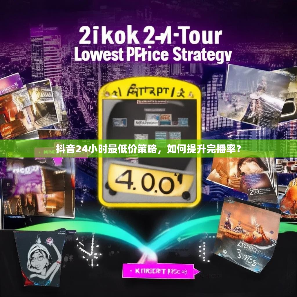 抖音24小时最低价策略,如何提升完播率?
