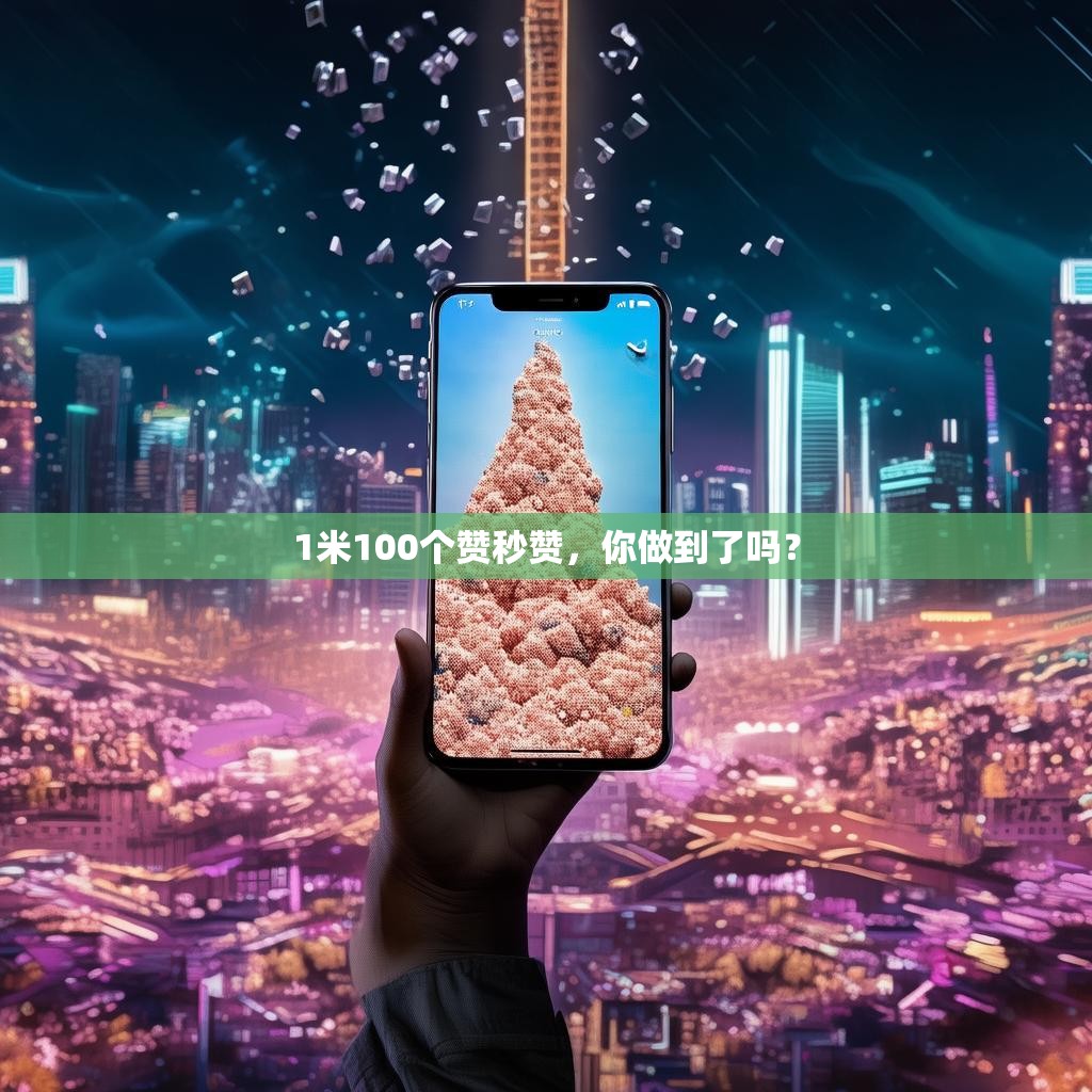 1米100个赞秒赞，你做到了吗？