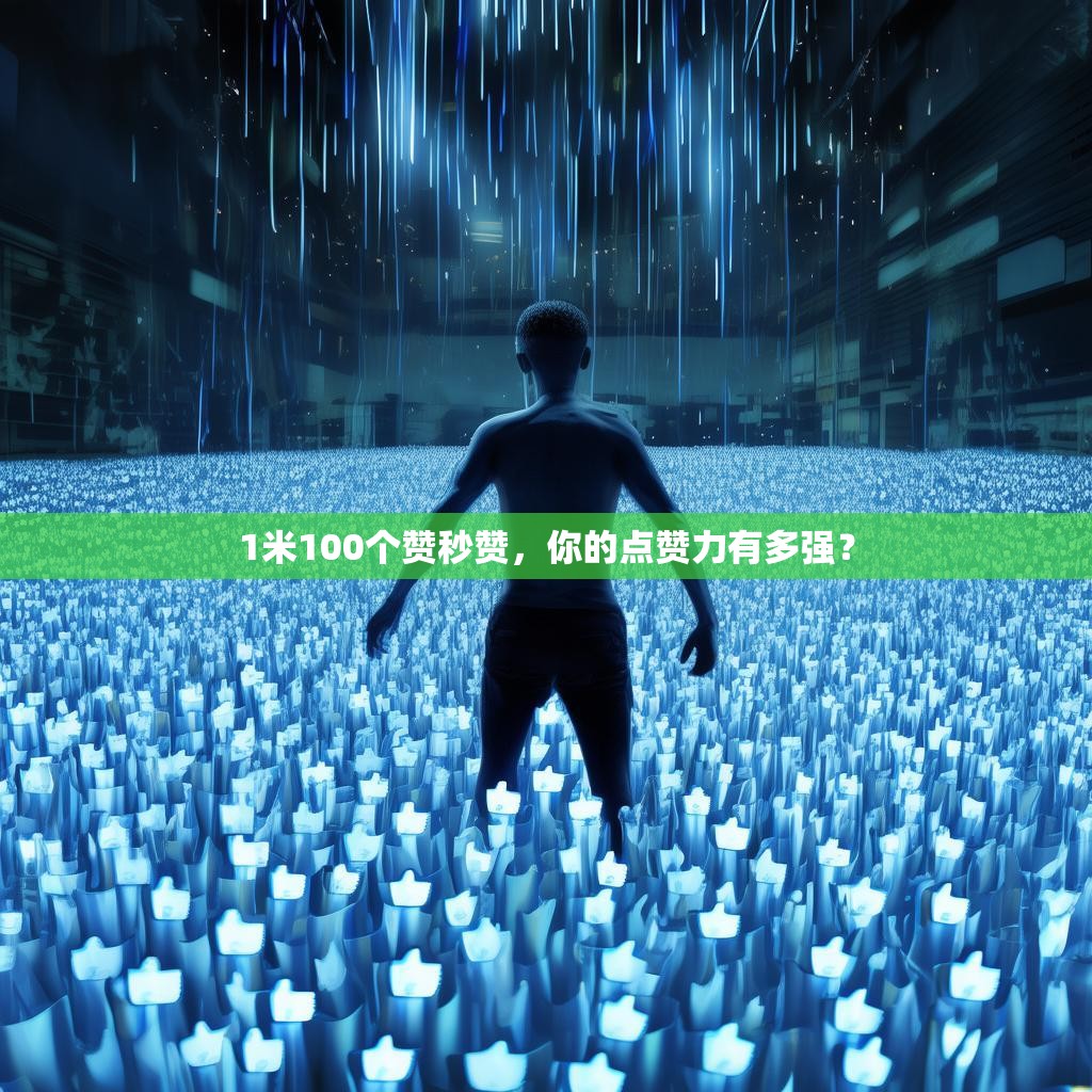 1米100个赞秒赞，你的点赞力有多强？