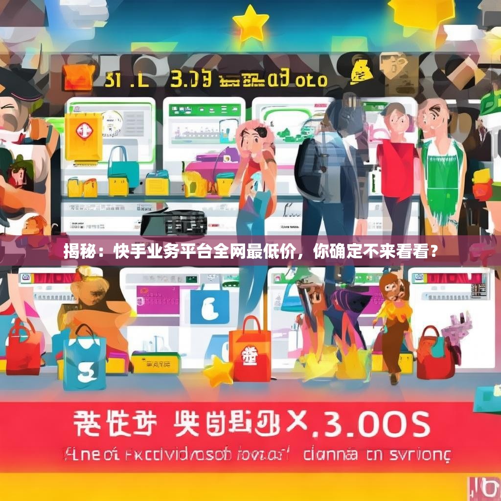 揭秘:快手业务平台全网最低价,你确定不来看看?