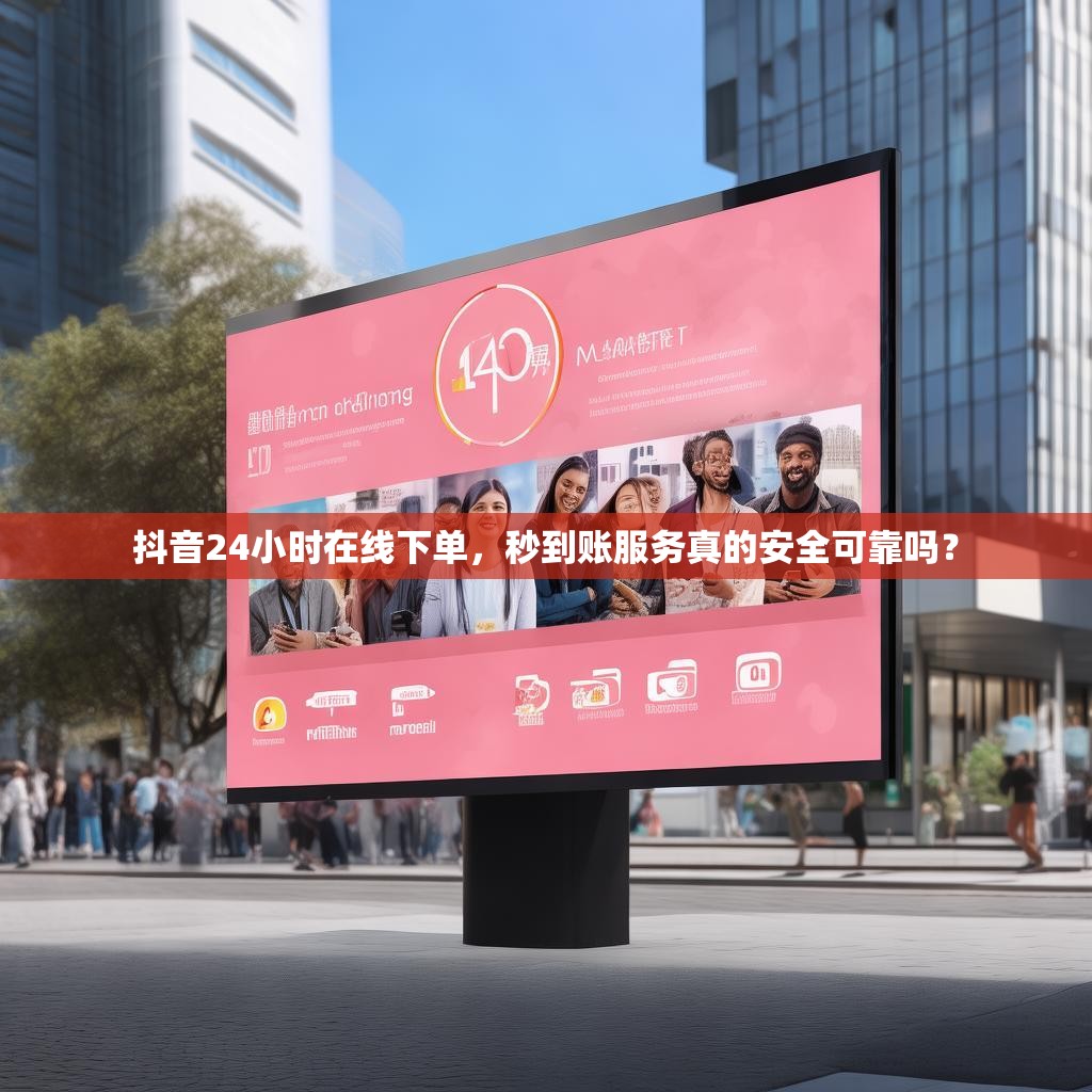 抖音24小时在线下单，秒到账服务真的安全可靠吗？