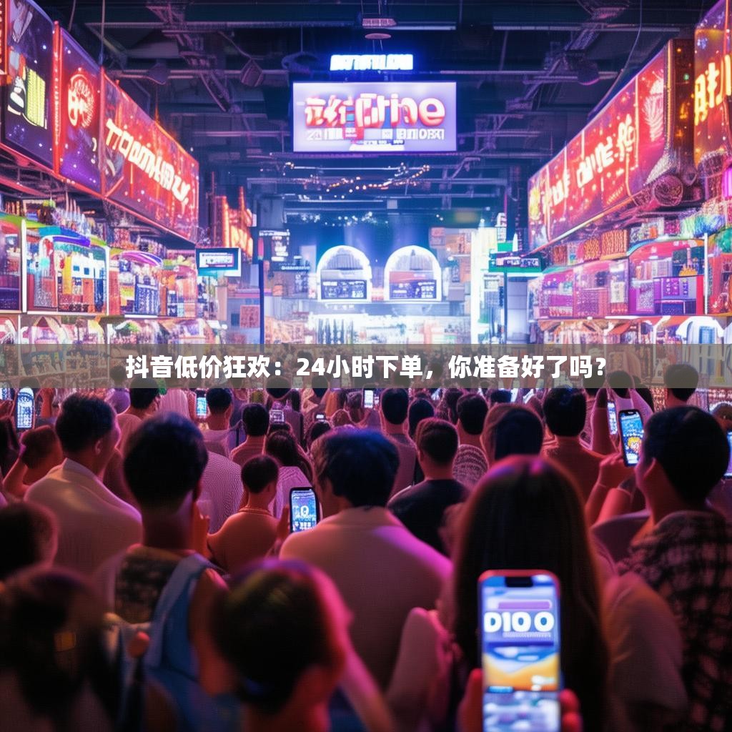 抖音低价狂欢:24小时下单,你准备好了吗?