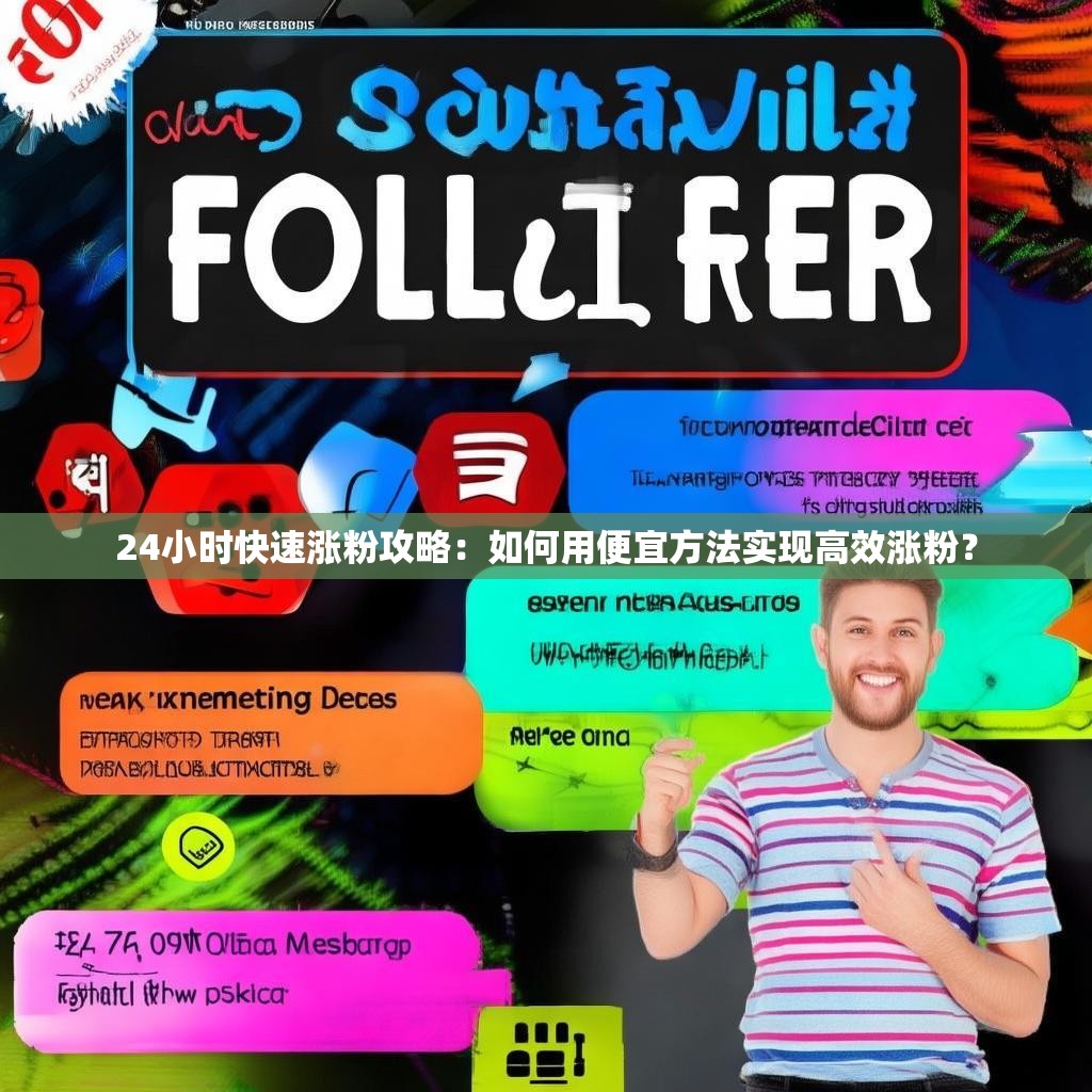 24小时快速涨粉攻略：如何用便宜方法实现高效涨粉？