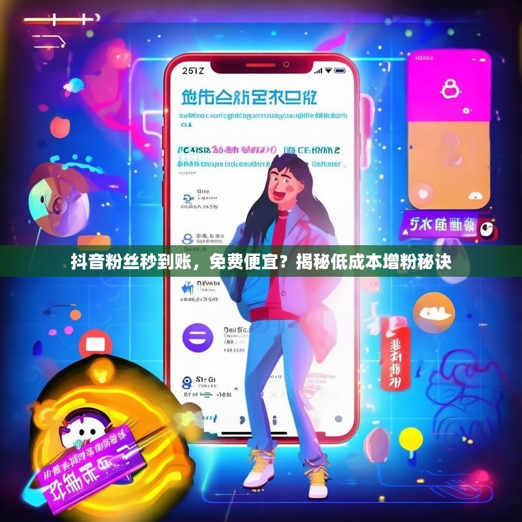 抖音粉丝秒到账,免费便宜?揭秘低成本增粉秘诀