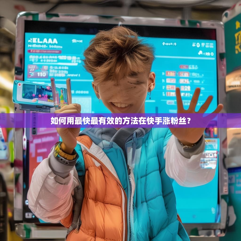 如何用最快最有效的方法在快手涨粉丝？