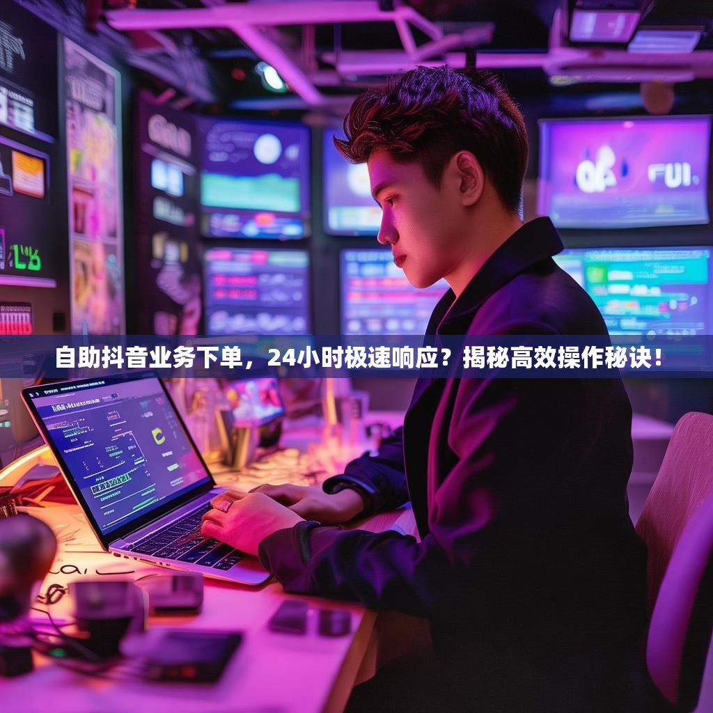 自助抖音业务下单，24小时极速响应？揭秘高效操作秘诀！