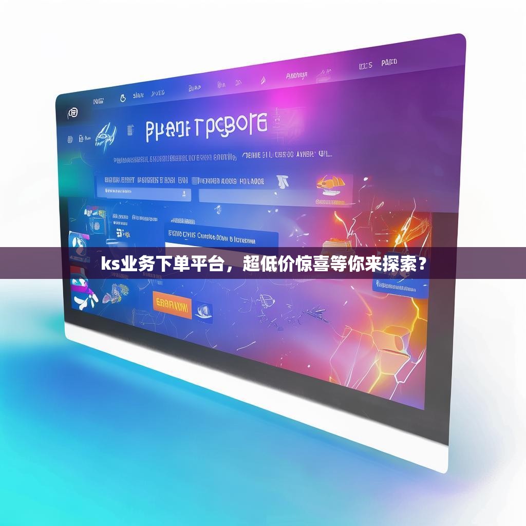 ks业务下单平台，超低价惊喜等你来探索？