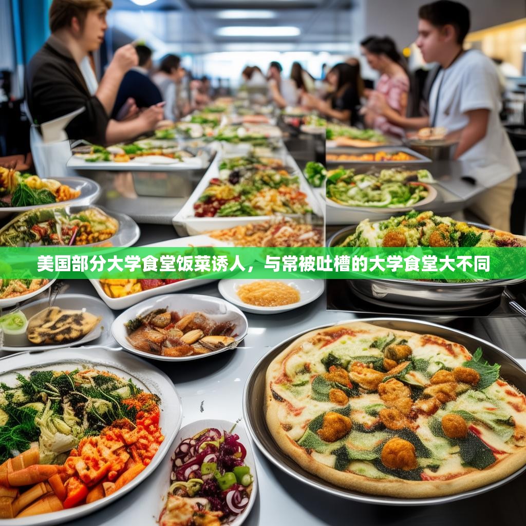 美国部分大学食堂饭菜诱人，与常被吐槽的大学食堂大不同