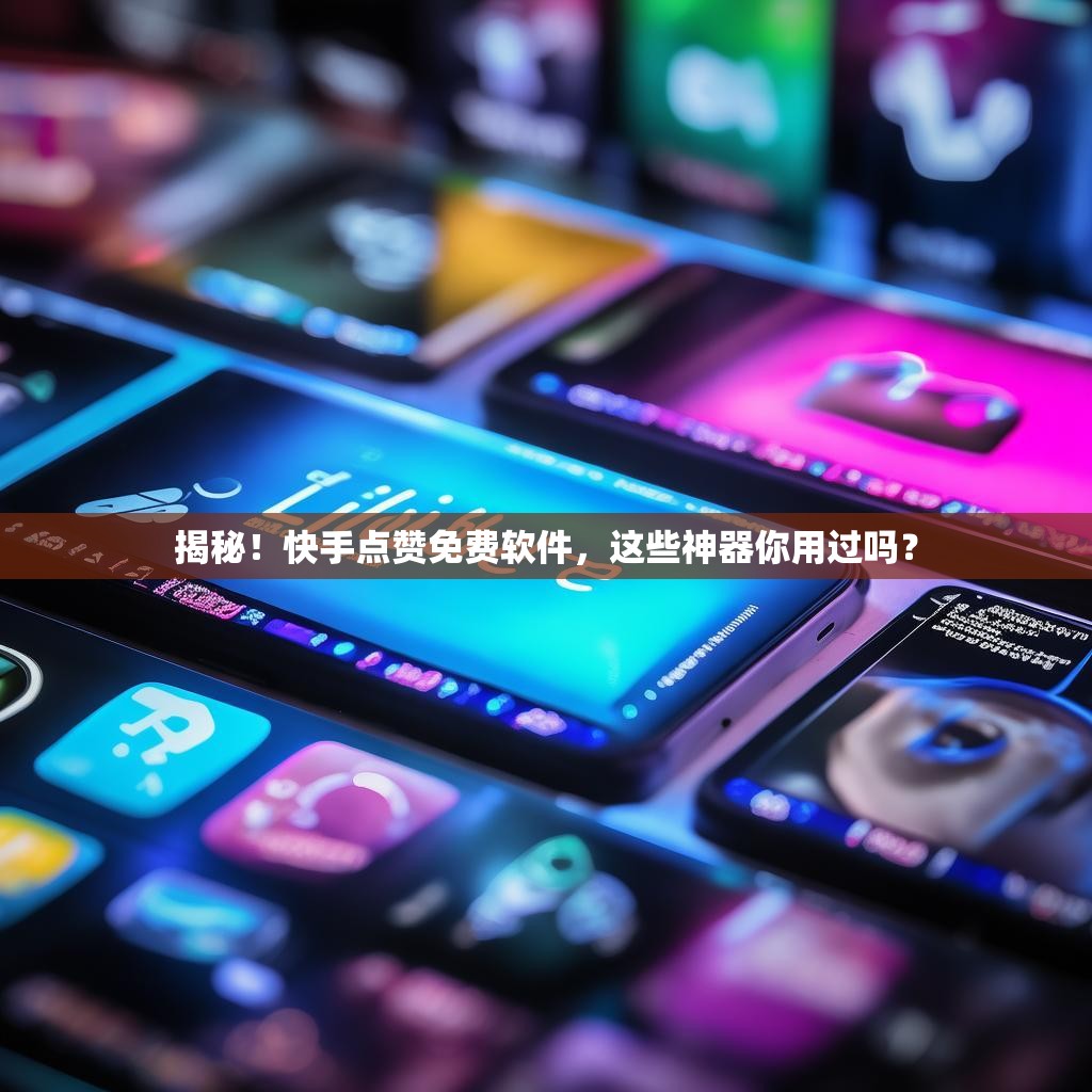揭秘！快手点赞免费软件，这些神器你用过吗？