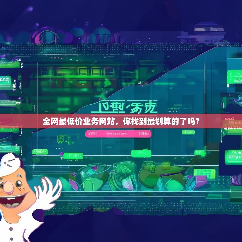 全网最低价业务网站，你找到最划算的了吗？