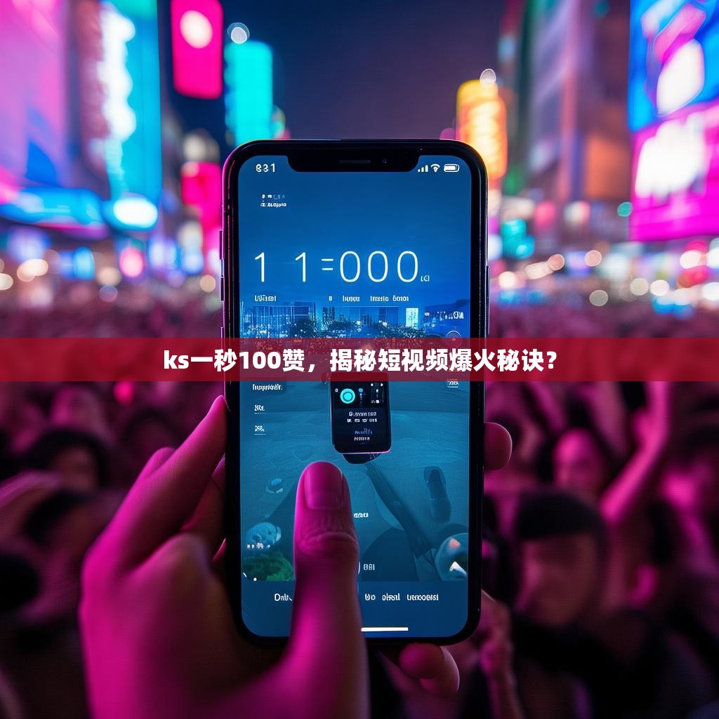 ks一秒100赞，揭秘短视频爆火秘诀？