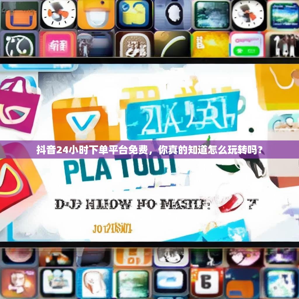 抖音24小时下单平台免费，你真的知道怎么玩转吗？