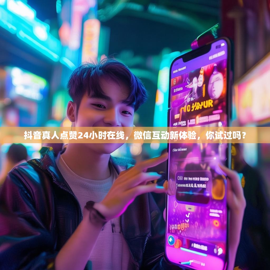 抖音真人点赞24小时在线，微信互动新体验，你试过吗？