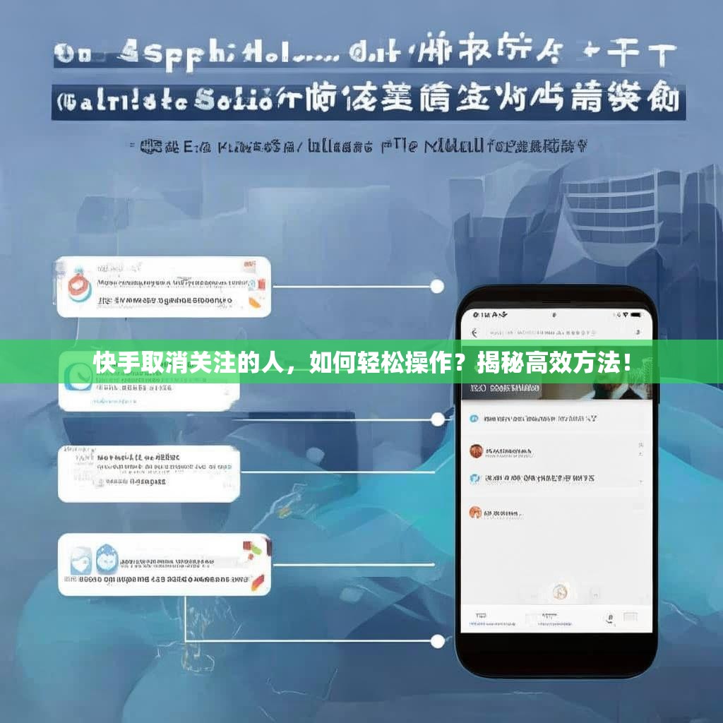 快手取消关注的人，如何轻松操作？揭秘高效方法！