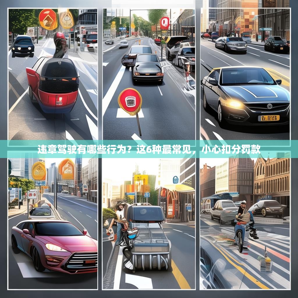 违章驾驶有哪些行为？这6种最常见，小心扣分罚款