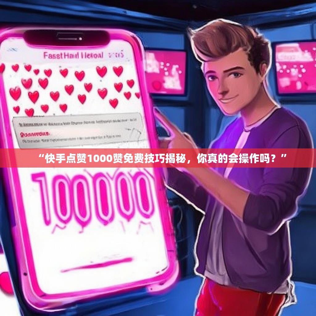 “快手点赞1000赞免费技巧揭秘，你真的会操作吗？”