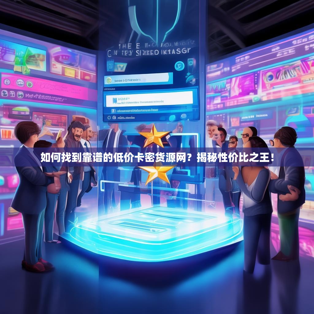 如何找到靠谱的低价卡密货源网?揭秘性价比之王!