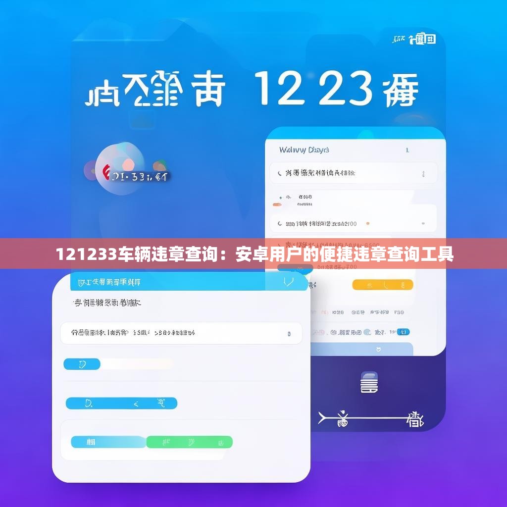 121233车辆违章查询：安卓用户的便捷违章查询工具