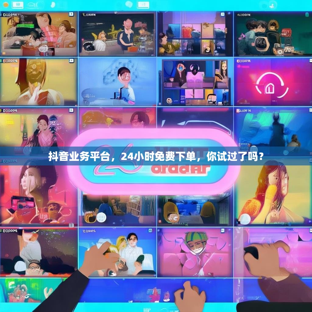 抖音业务平台，24小时免费下单，你试过了吗？