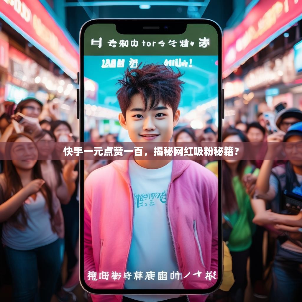 快手一元点赞一百,揭秘网红吸粉秘籍?