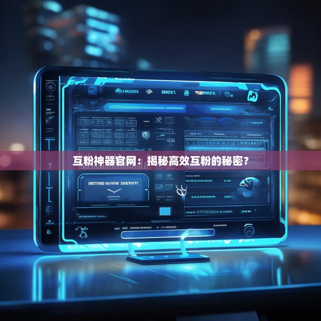 互粉神器官网:揭秘高效互粉的秘密?
