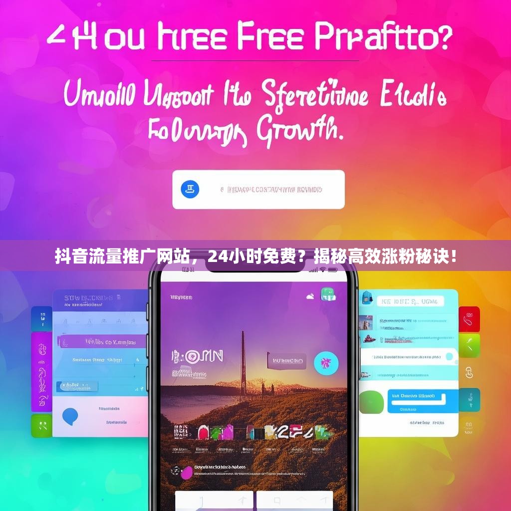 抖音流量推广网站，24小时免费？<strong><mark>揭秘高效涨粉秘诀</mark></strong>！
