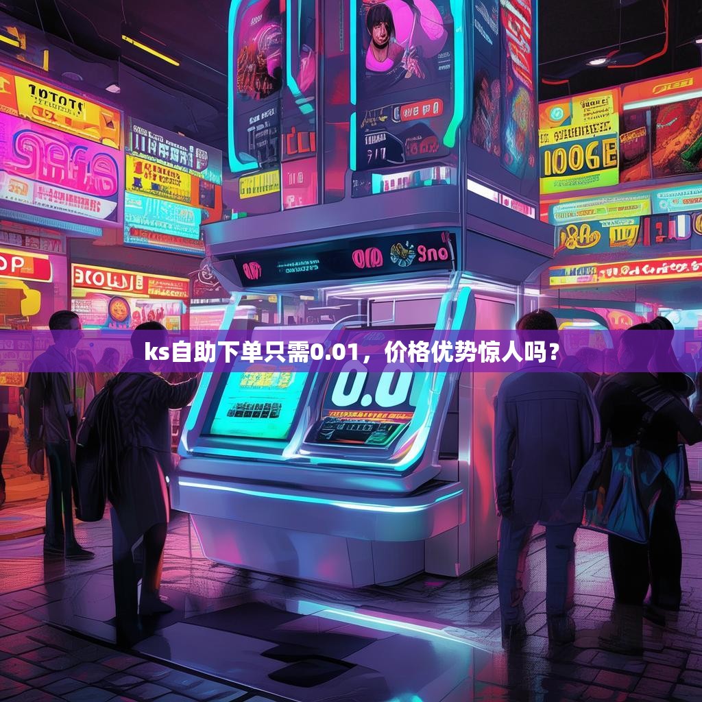 ks自助下单只需0.01，价格优势惊人吗？