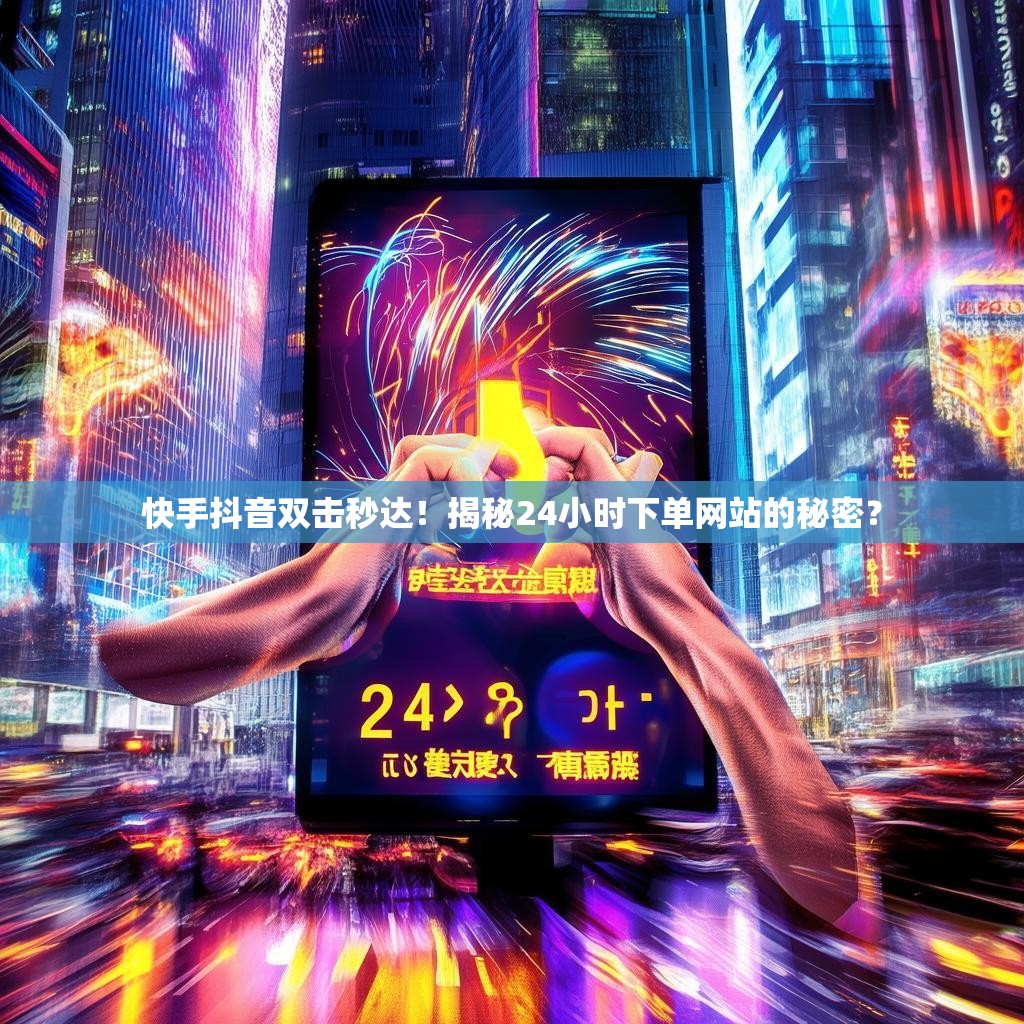 快手抖音双击秒达!揭秘24小时下单网站的秘密?
