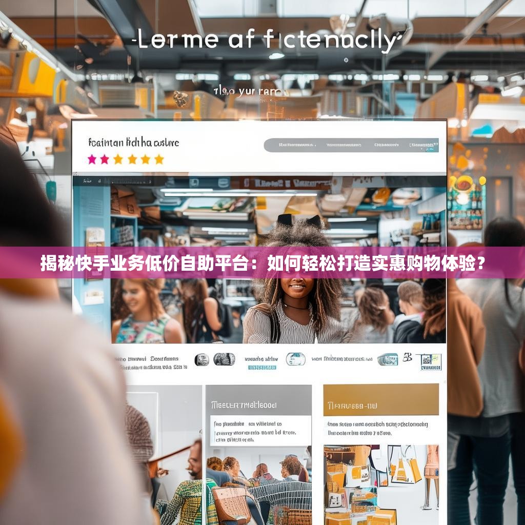 揭秘快手业务低价自助平台:如何轻松打造实惠购物体验?