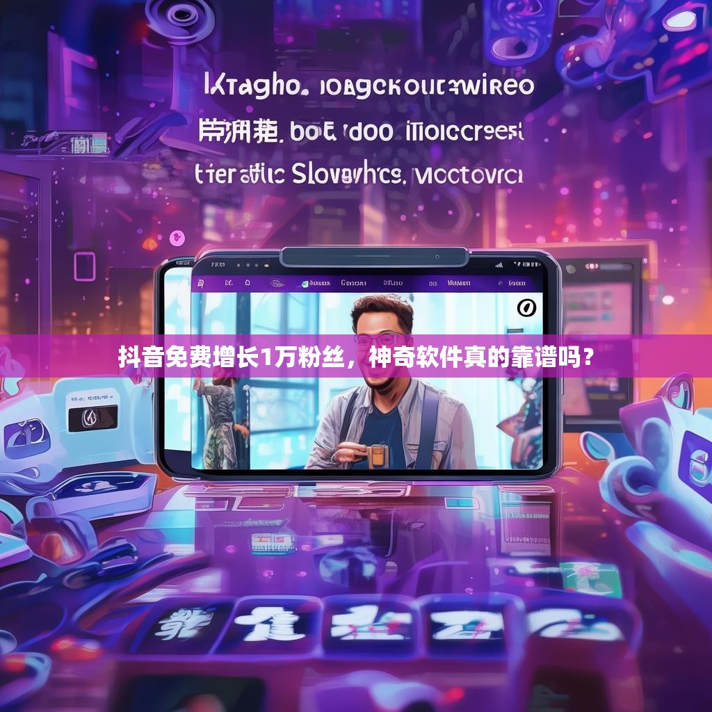 <strong><mark>抖音免费增长1万粉丝</mark></strong>，神奇软件真的靠谱吗？