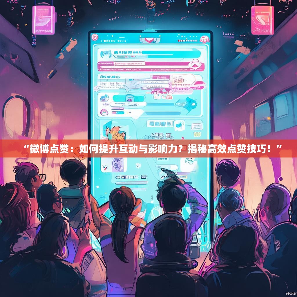 “微博点赞:如何提升互动与影响力?揭秘高效点赞技巧!”