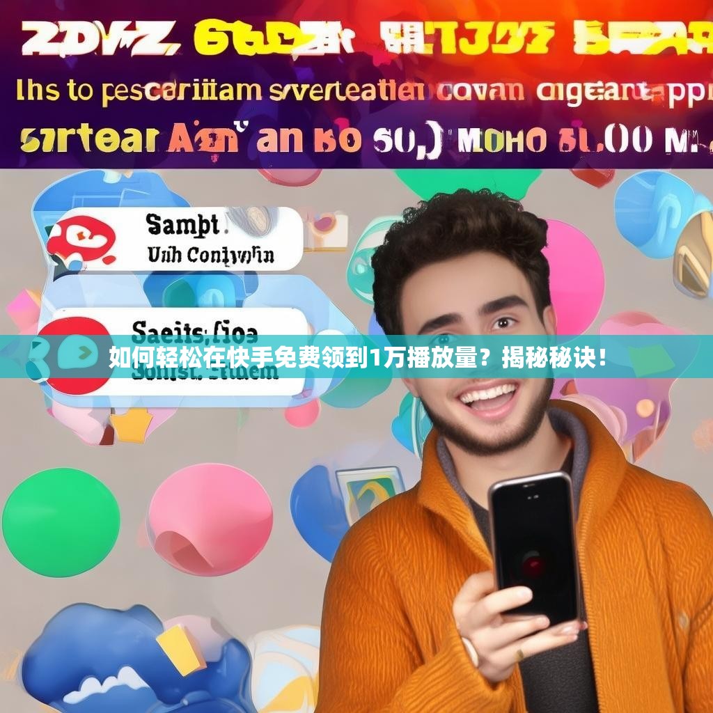 如何轻松在快手免费领到1万播放量？揭秘秘诀！