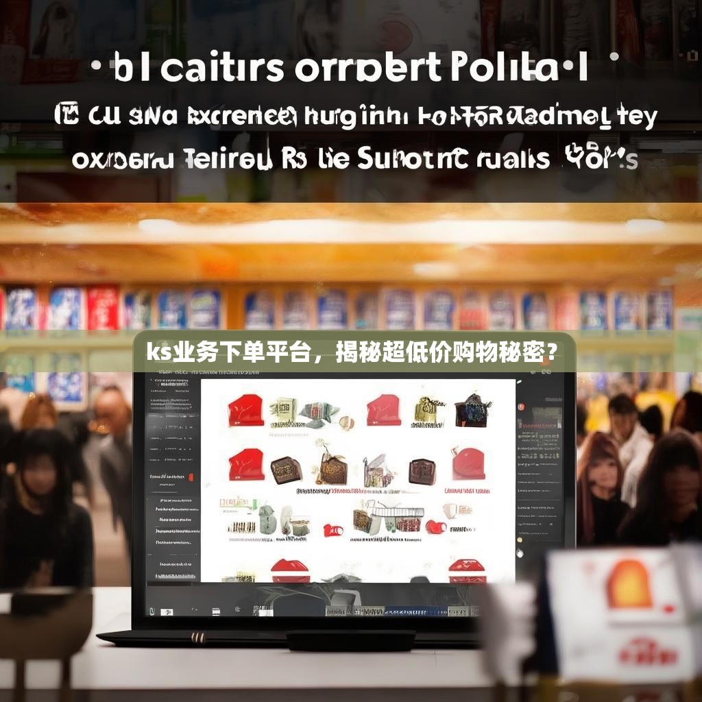 ks业务下单平台，揭秘超低价购物秘密？